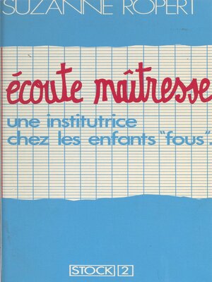 cover image of Écoute maîtresse